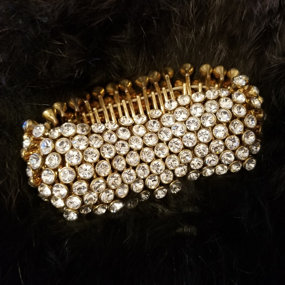 Gold and gemstone bracelet